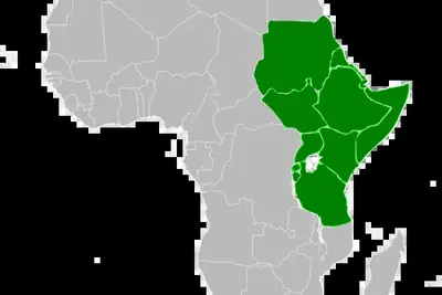 Map of East Africa