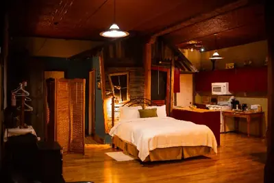 Cozy luxury lodge interior